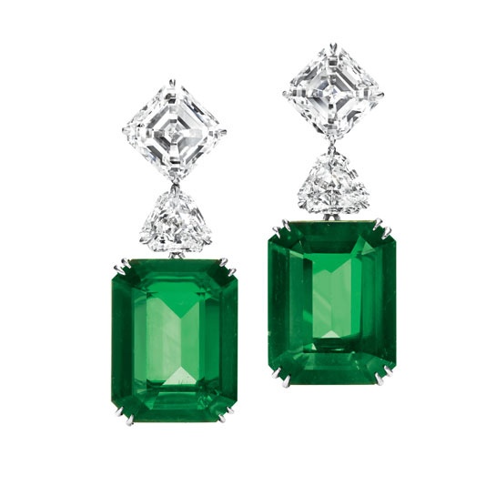 Jewelry Love Affair: Emerald earrings