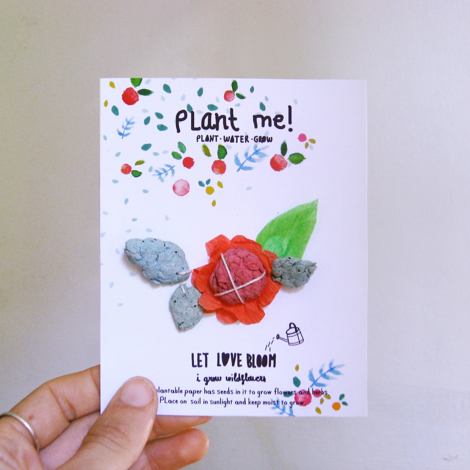 misako mimoko DIY Plantable Seed Paper Cards