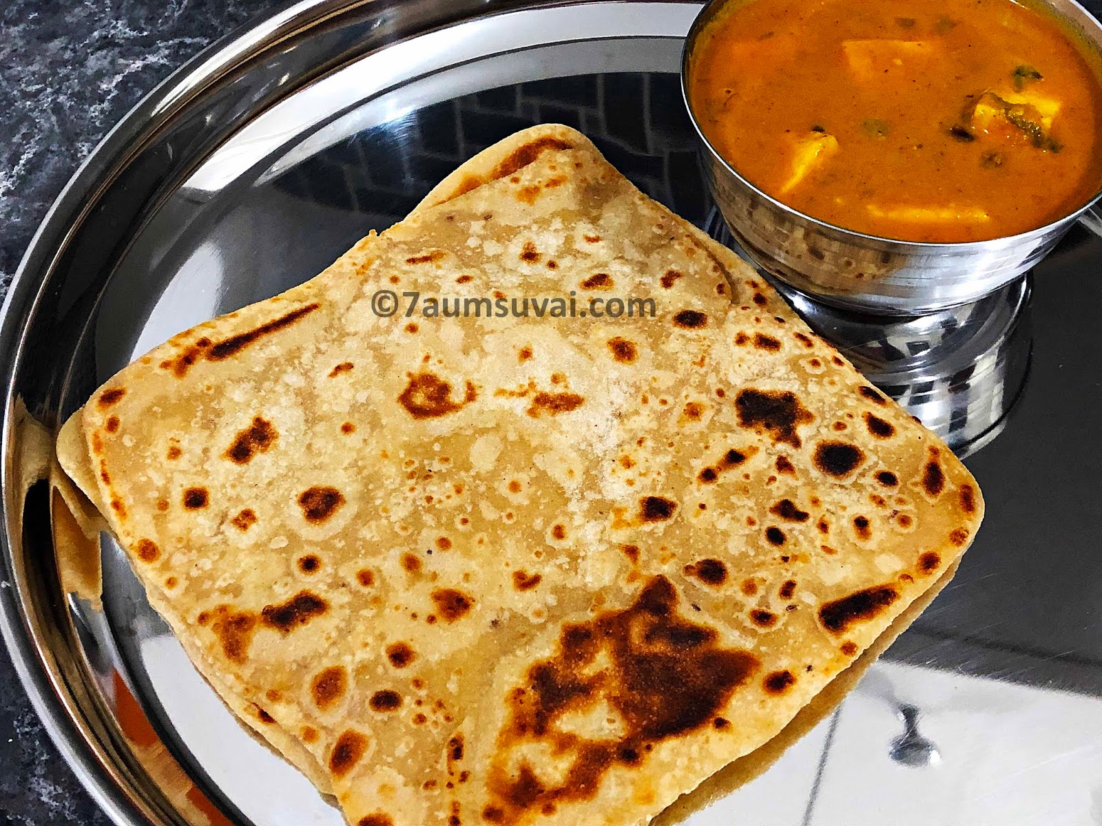 Ajwain paratha / Paratha recipes / Video recipes 7aum Suvai