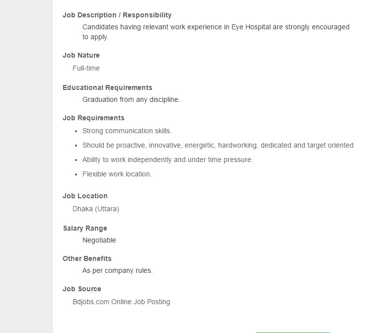 marketing officer job description