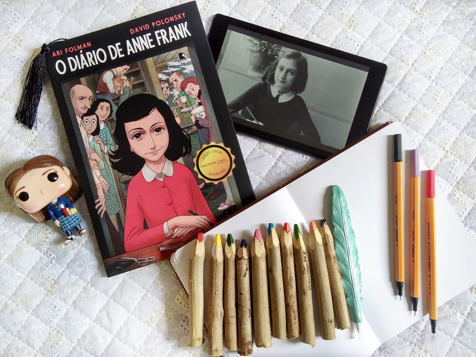 [Resenha] O Diário de Anne Frank em Quadrinhos Versos e Notas