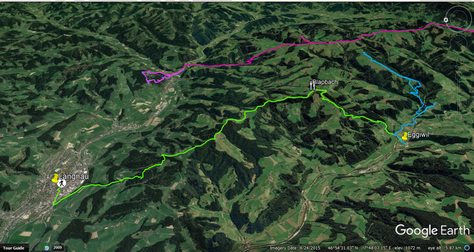 Hiking in Switzerland Gabrielle and Urs From Langnau to Eggiwil in