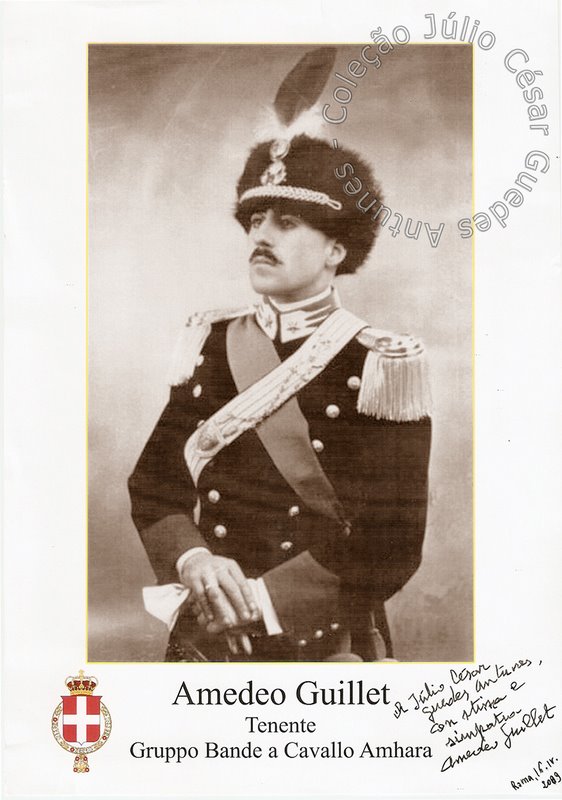 WARRIORS HALL OF FAME Amedeo Guillet (19092010), The Italian Lawrence