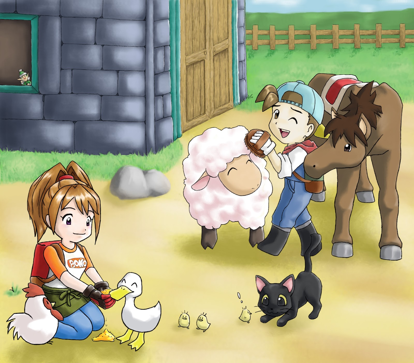 Download harvest moon DS and DS cute Full Version.