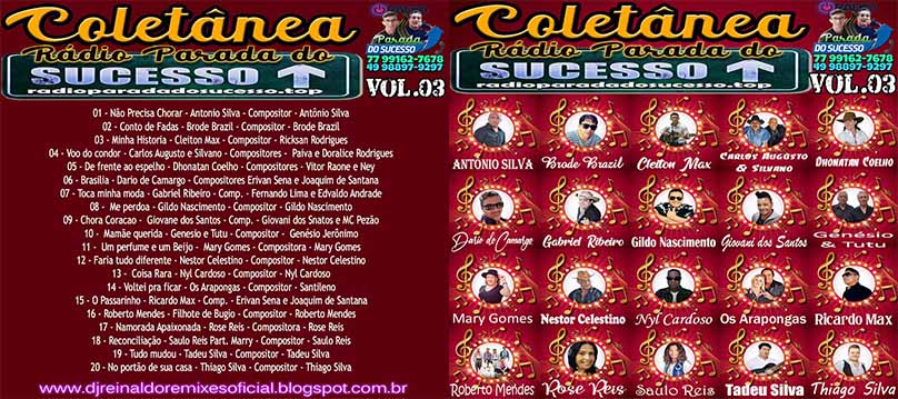 NOSSA 3ª COLETÂNEA RÁDIO PARADA DO SUCESSO VOL. 03