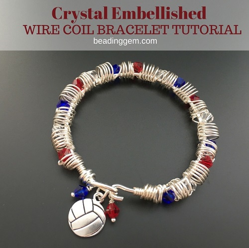Jewelry Tutorial - Finishing A Wire Bracelet With Clasp - Stones & Findings