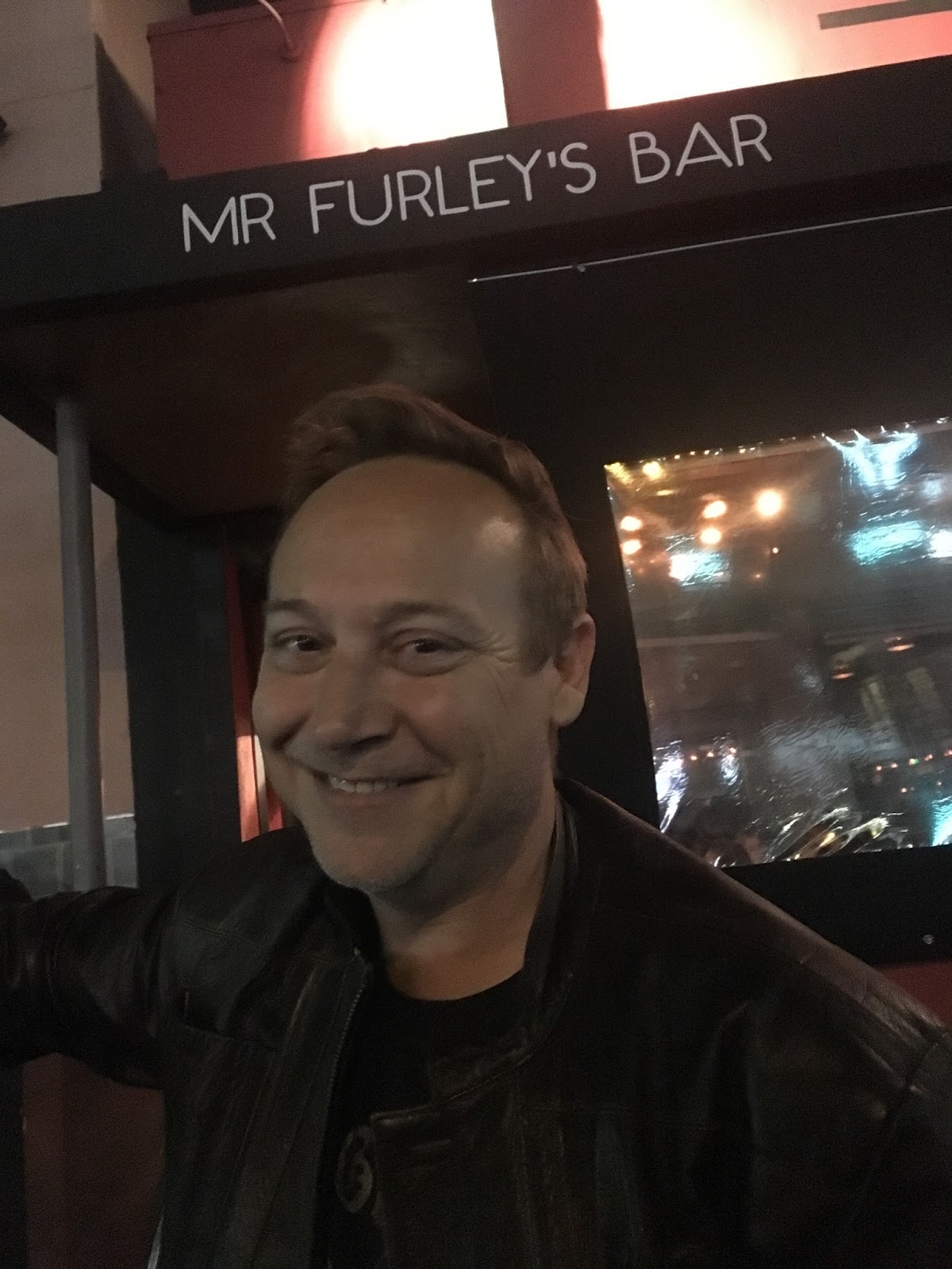 Thinking Pink Mr. Furley's Bar