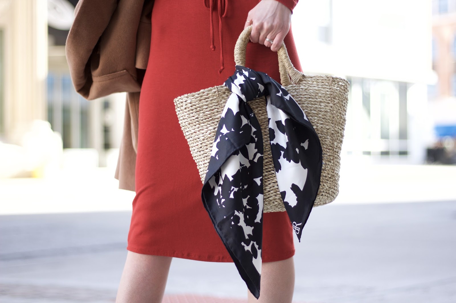 Banana Republic Black and White Square Scarf Banana Republic Black and White Square Scarf