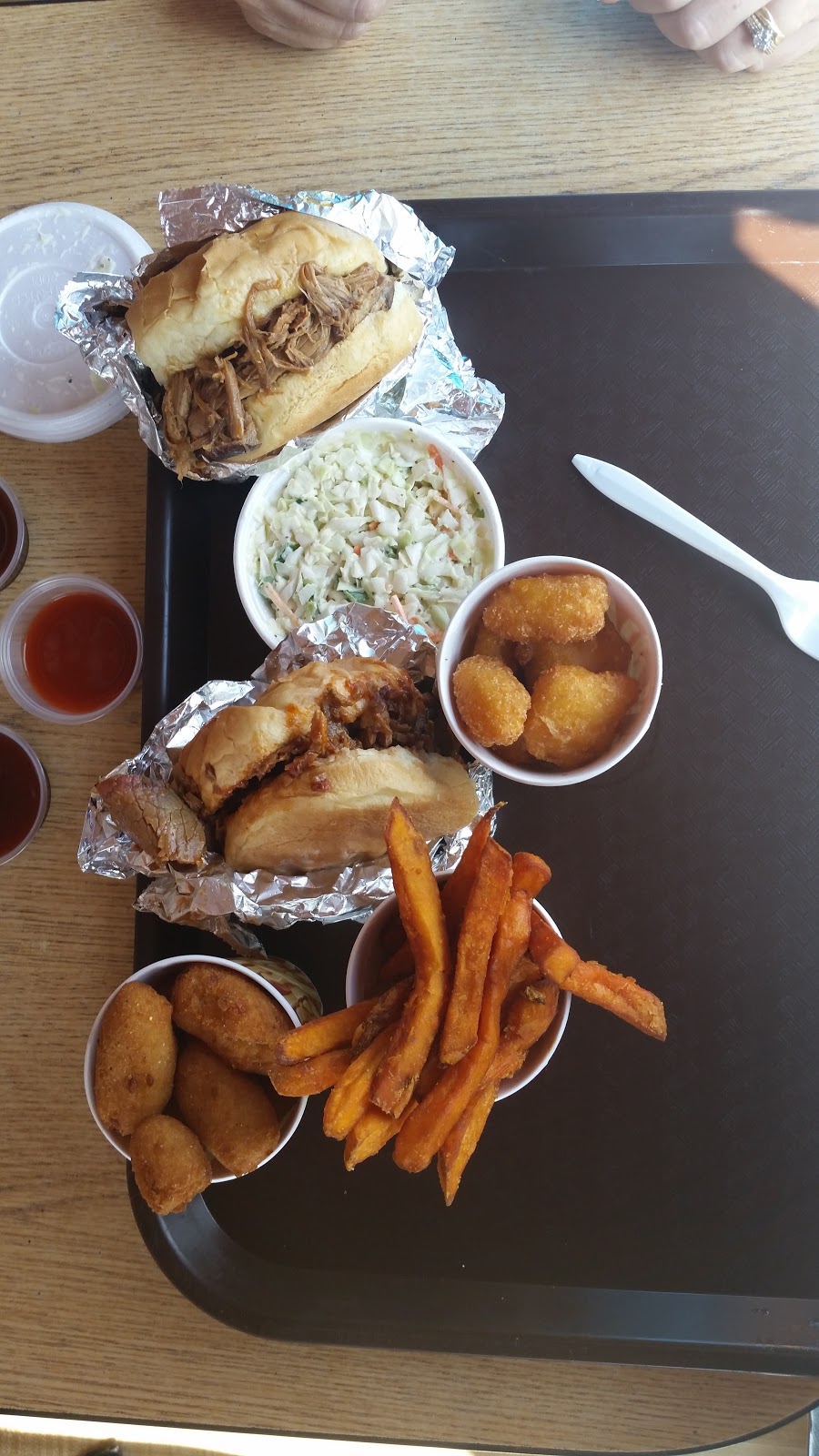 Dining with Barney BBQ near Assateague Island State Park