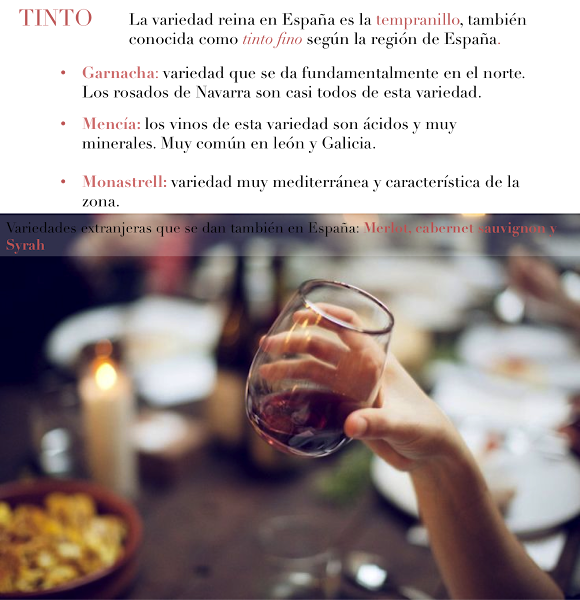 variedades vino tinto españa