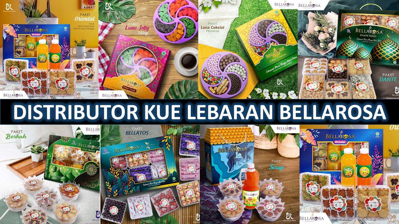 Agen, Distributor &amp; Grosir Kue Kering Paket Lebaran Bellarosa