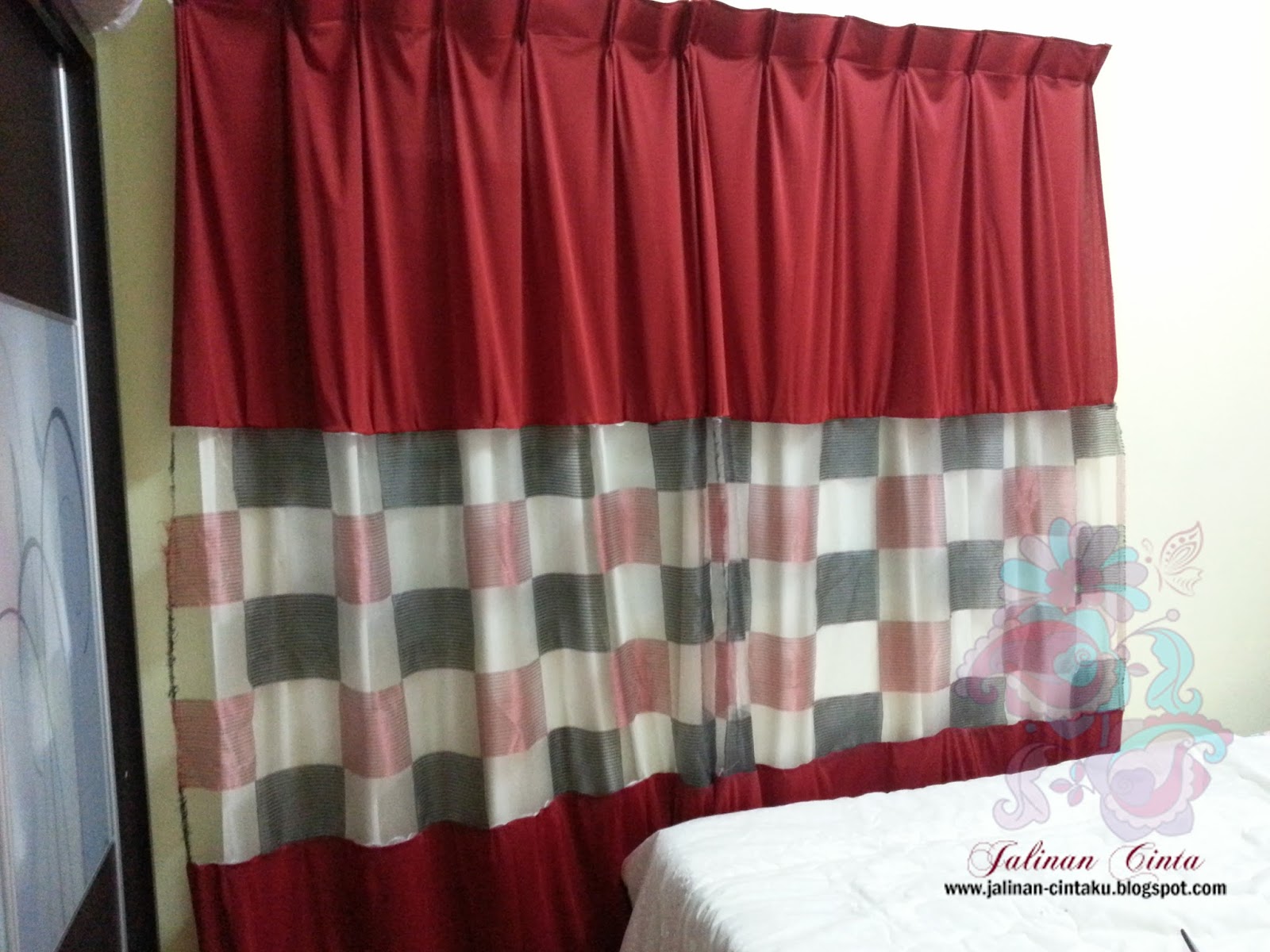 Diy Langsir 3 Layer Bie Story 2018 Dan Dah Siap Pon