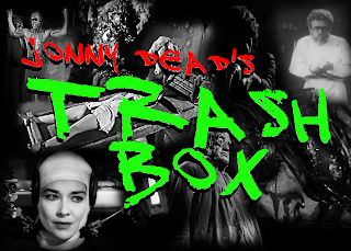 composite image advertising Jonny Dead's Trash Box