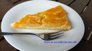 Tarta de manzana con hojaldre fácil