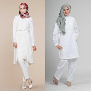 3 Jenis Baju  Muslim  Wanita Warna Putih  Paling Banyak 