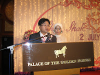 Speech by the groom Shera
