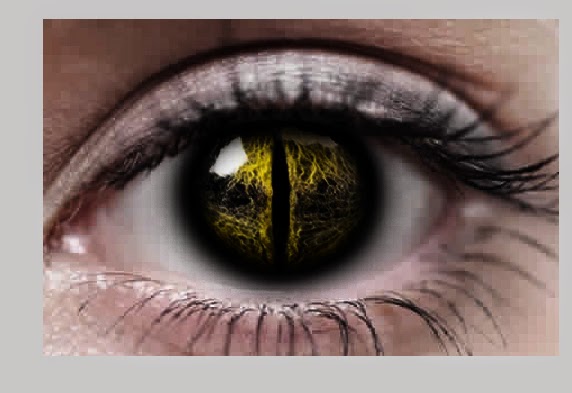 Easy Photoshop Tutorial : Yellow Eyed Demon | DinoPSD