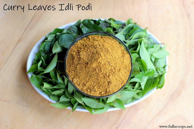 Curry Leaves Idli Podi
