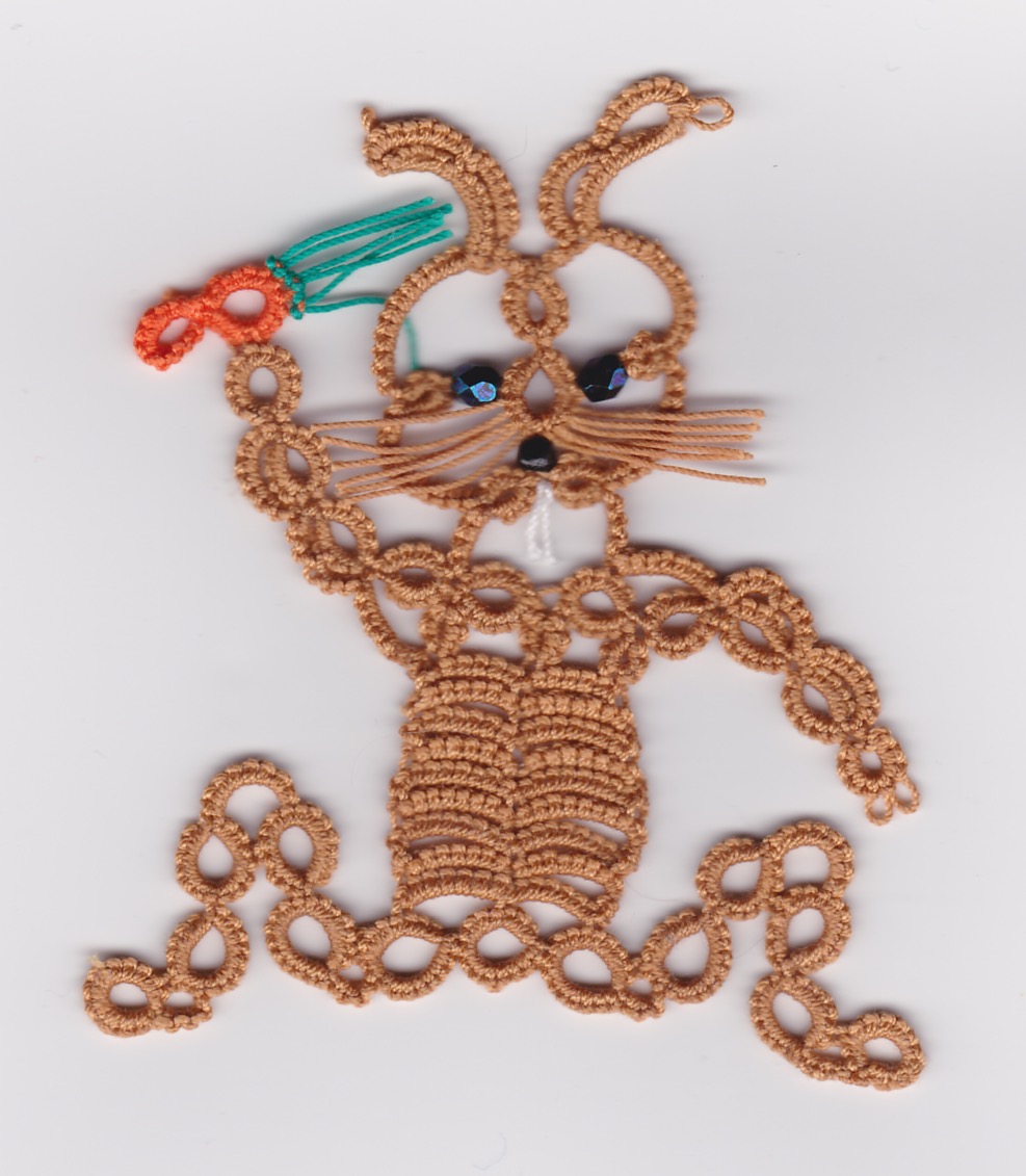 Tatting and not a lot else!: It's a RABBIT