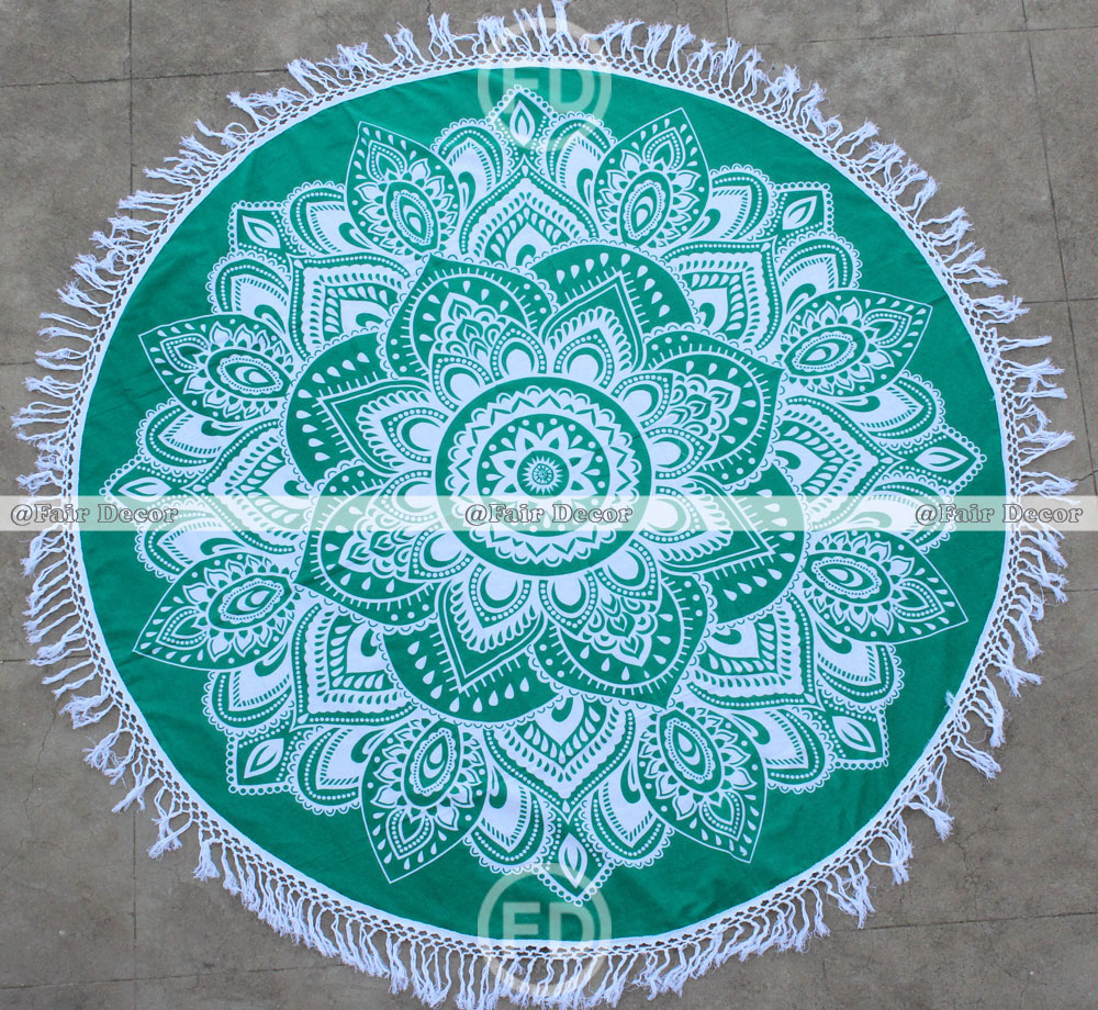 Fairdecor Mandala tapestries wall hangings and Round Mandala Round