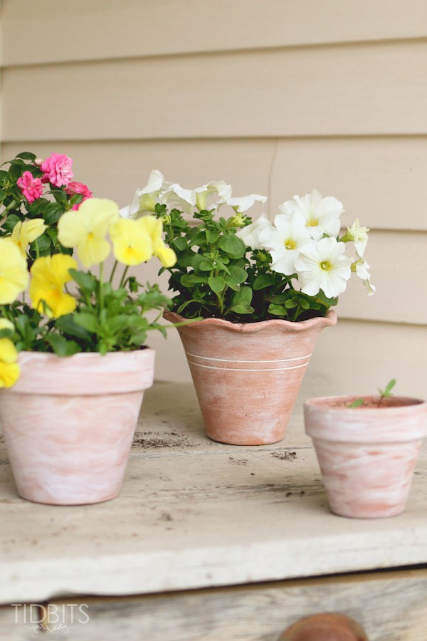 14 Painted and Decorated Clay Pot Projects Little House of Four