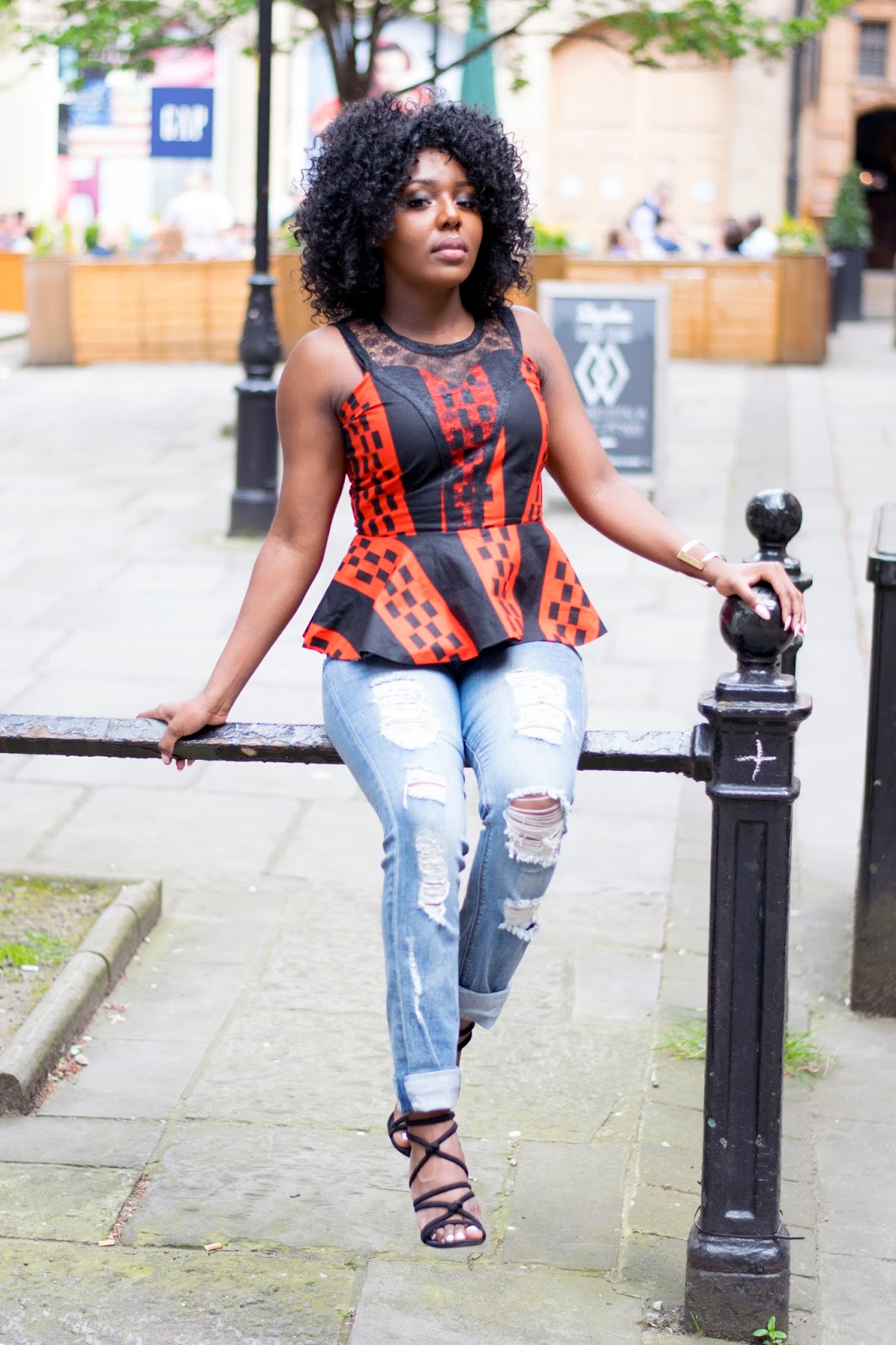 Ankara peplum top African print peplum top