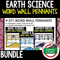 Earth Science Word Wall, Earth Science Classroom Decor, Bulletin Board