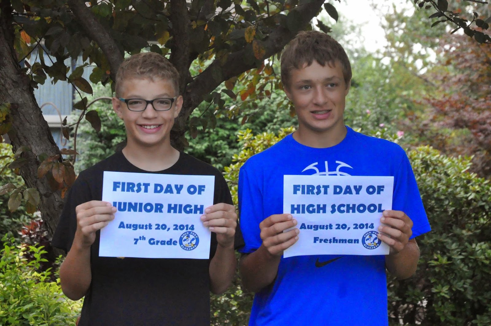 Jojo's News.2 FIRST DAY OF SCHOOL IN ROCK PORT, MO Erster Tag der