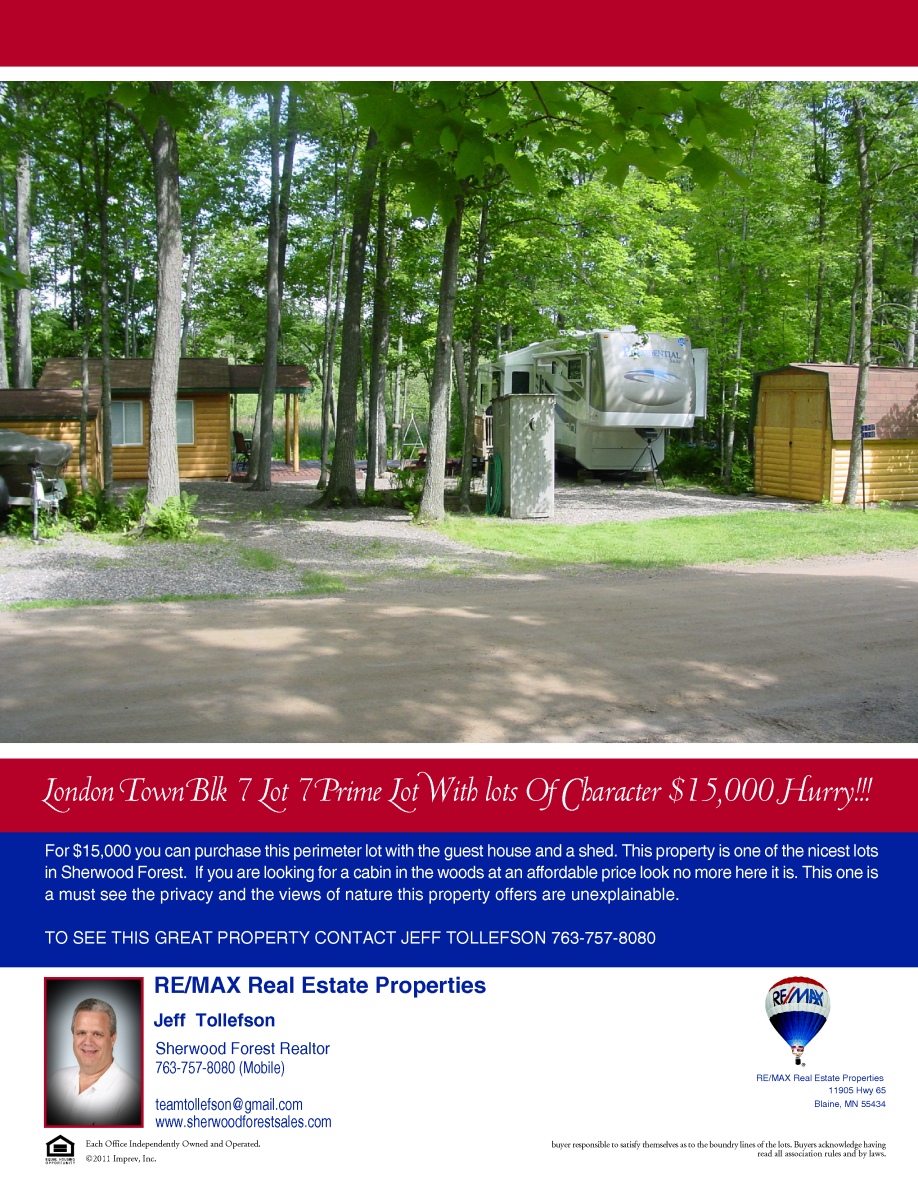 Sherwood Forest A Minnesota RV Park 763.757.8080