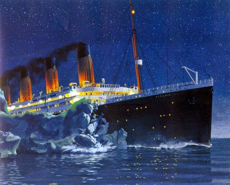 TITANIC: History's Most Famous Ship: April 14, 1912: Titanic Hits an ...