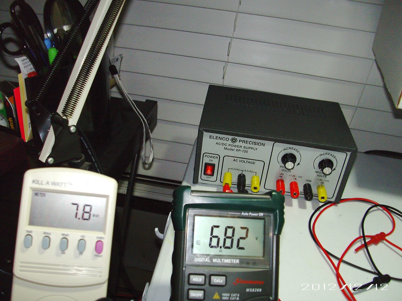Electric Light : Elenco's XP-720K Power Supply Kit