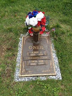 Buck and Oka Lee O'Neil Grave Marker - Kansas City