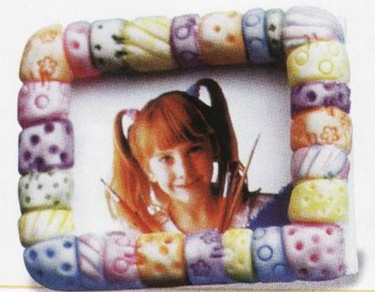 Manualidades en porcelana fría -portaretrato ~ Solountip.com