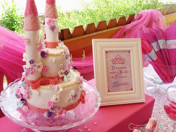 gâteau château de princesse