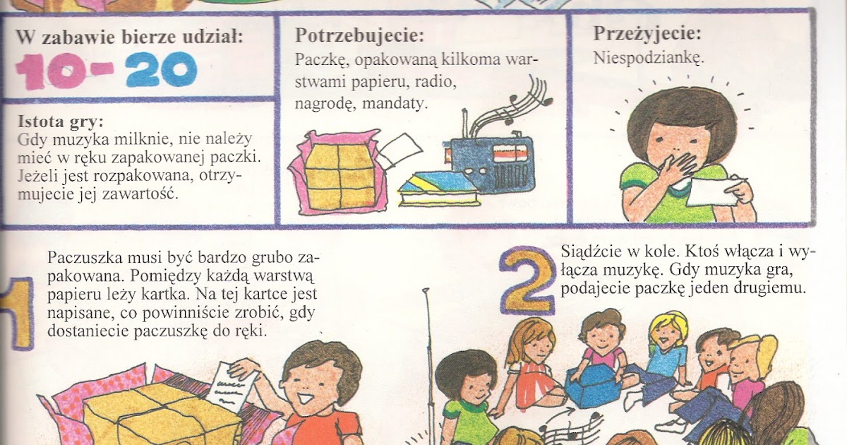 Z Zabaw I Gier Dziecięcych Interpretacja dziecioblog: KSIĘGA GIER I ZABAW - PACZKA Z NIESPODZIANKĄ