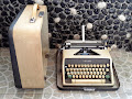 Vintage Olympia De Luxe Typewriter, made in Western Germany.
