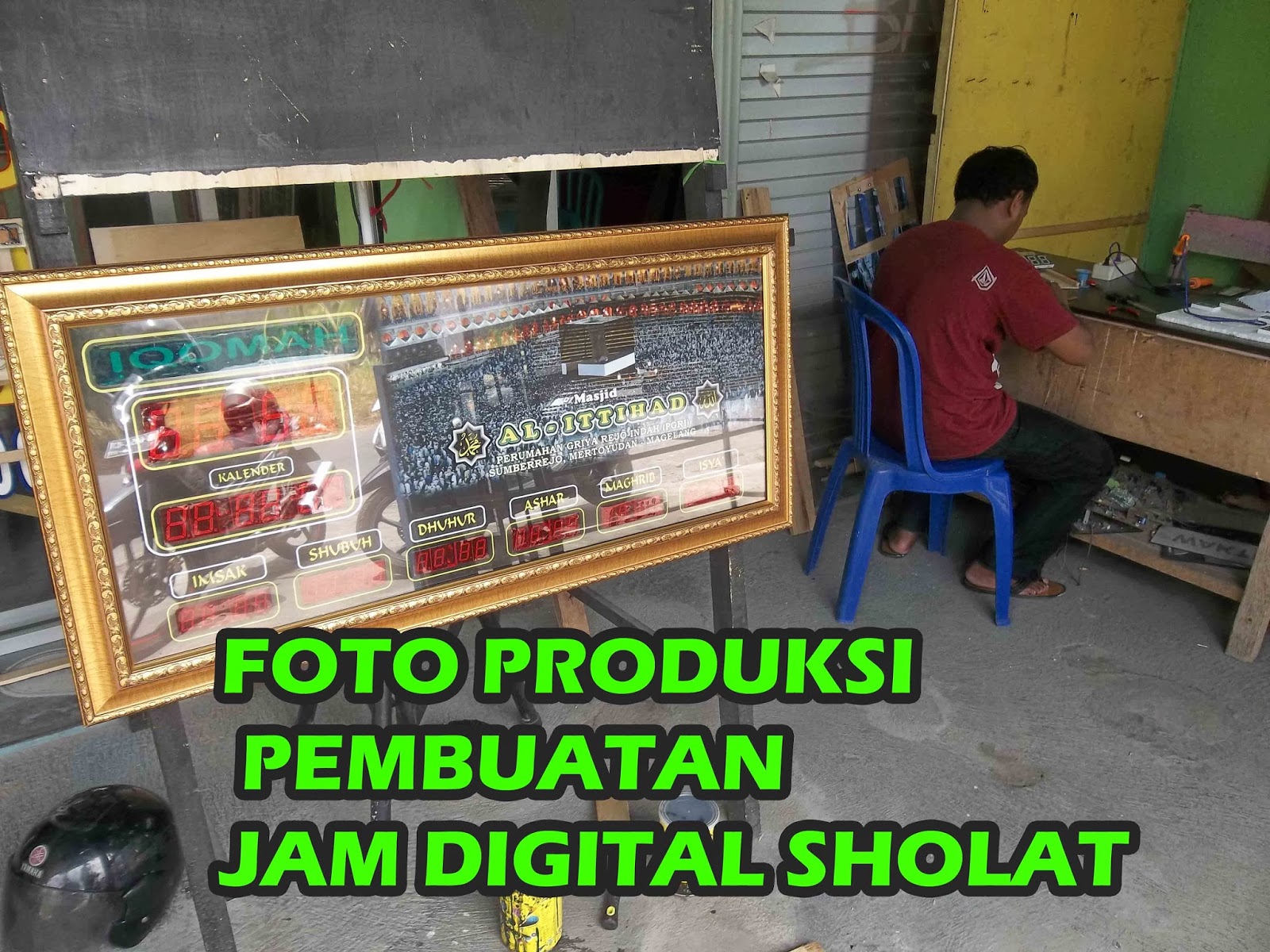 JUAL JAM DIGITAL WAKTU SHALAT Galery Foto