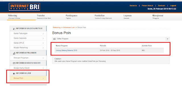 Cek Poin Untung Beliung Britama 2016 Sekarang Bisa Di Internet Banking Bri