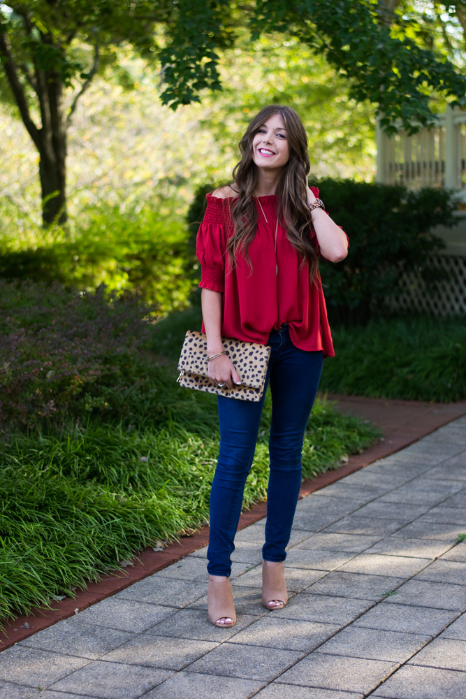 How To Wear OffShoulder in Fall Chasing Cinderella