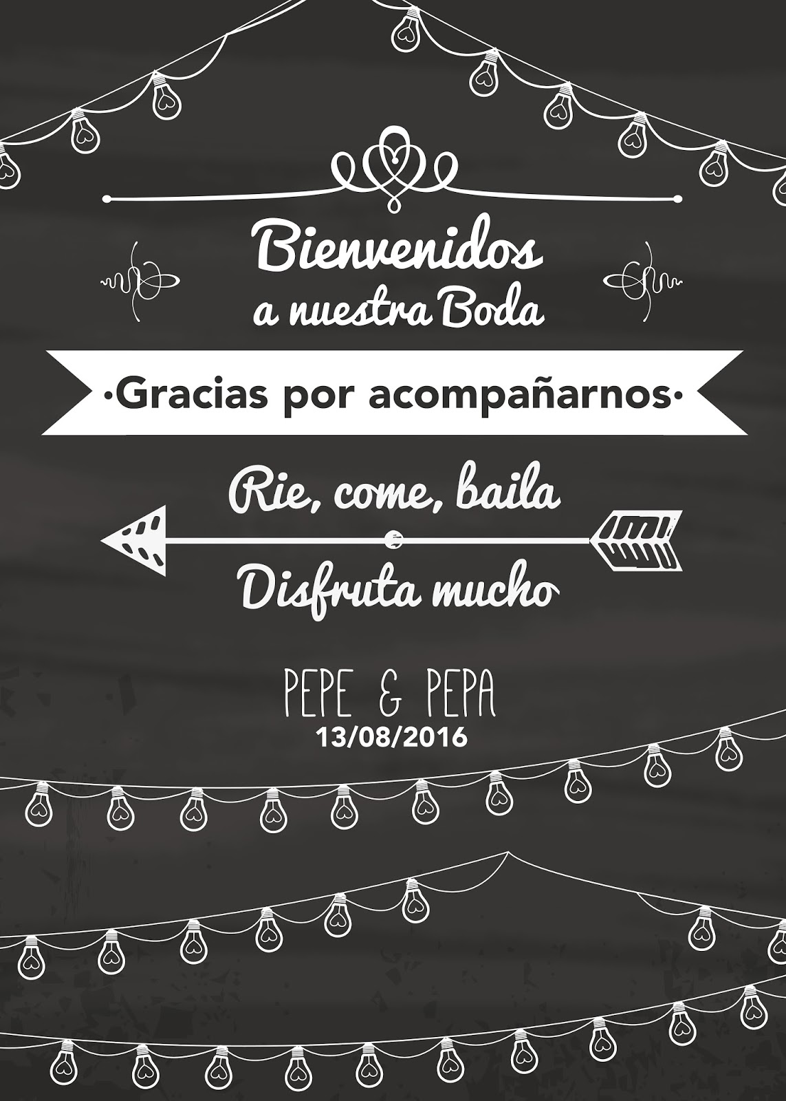 Ideas para carteles de bienvenida 7