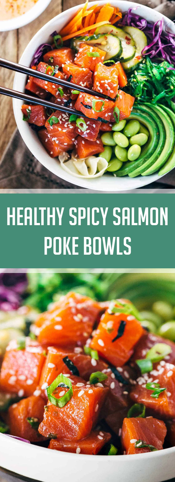 Healthy Spicy Salmon Poke Bowls 25idnews
