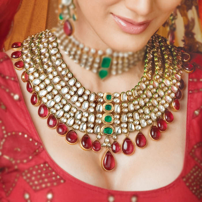 Indian kundan jewellery designs Clearance