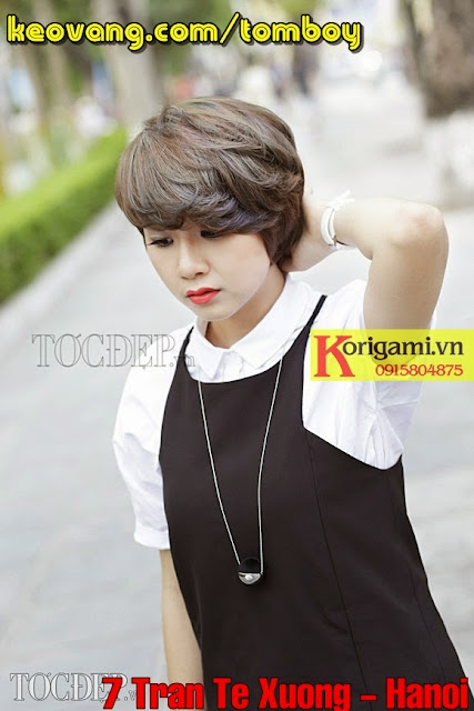 KIỂU TÓC NGẮN TOMBOY ĐẸP DÀNH CHO GƯƠNG MẶT TRÒN MŨM MĨM