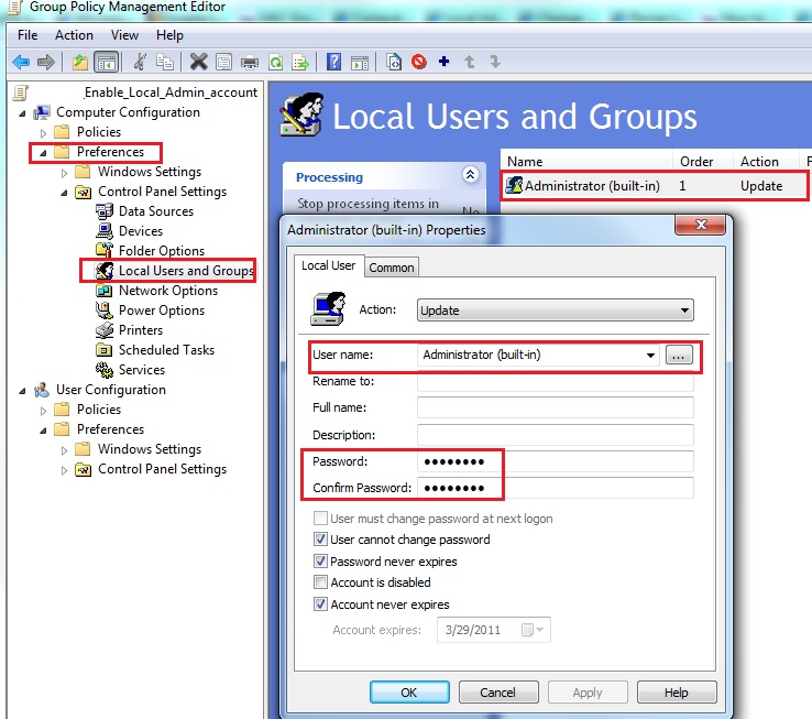 Get local user. Локальный администратор. Enable local admin password Management”.. Windows change user Logon. Аккаунт с ГПО.