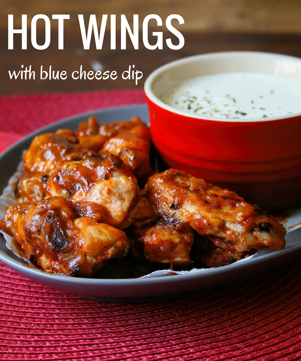 Cupcakes & Couscous: PEPPADEW® HOT WINGS with BLUE CHEESE DIP