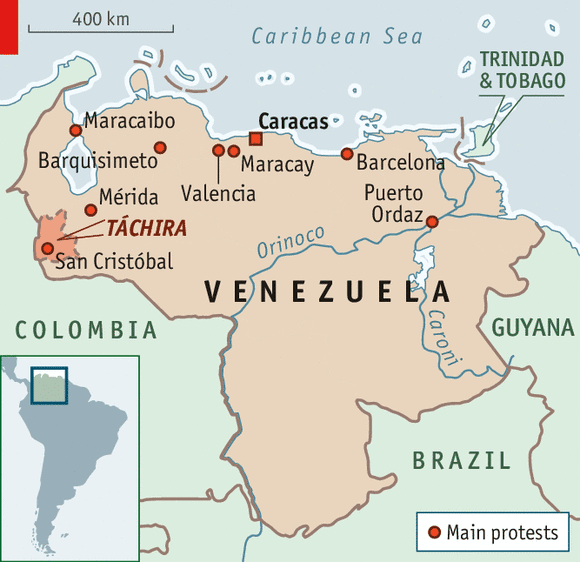 Венесуэла столица на карте фото - Бека Тур