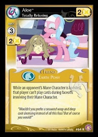 My Little Pony Aloe, Totally Relaxing Absolute Discord CCG Card