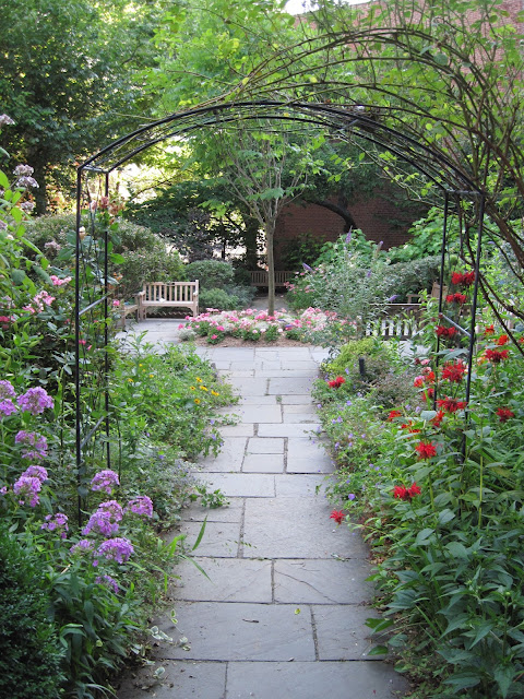 Take another look at this beautiful Old New York arch which welcomes visitors to the Gardens of Saint Luke in the Fields