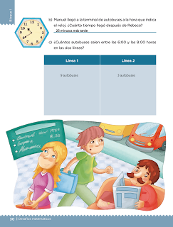 Respuestas Apoyo Primaria Desafíos matemáticos 3er grado Bloque 1 lección 12 Líneas de autobuses