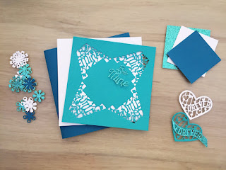 turquoise teal card parts 